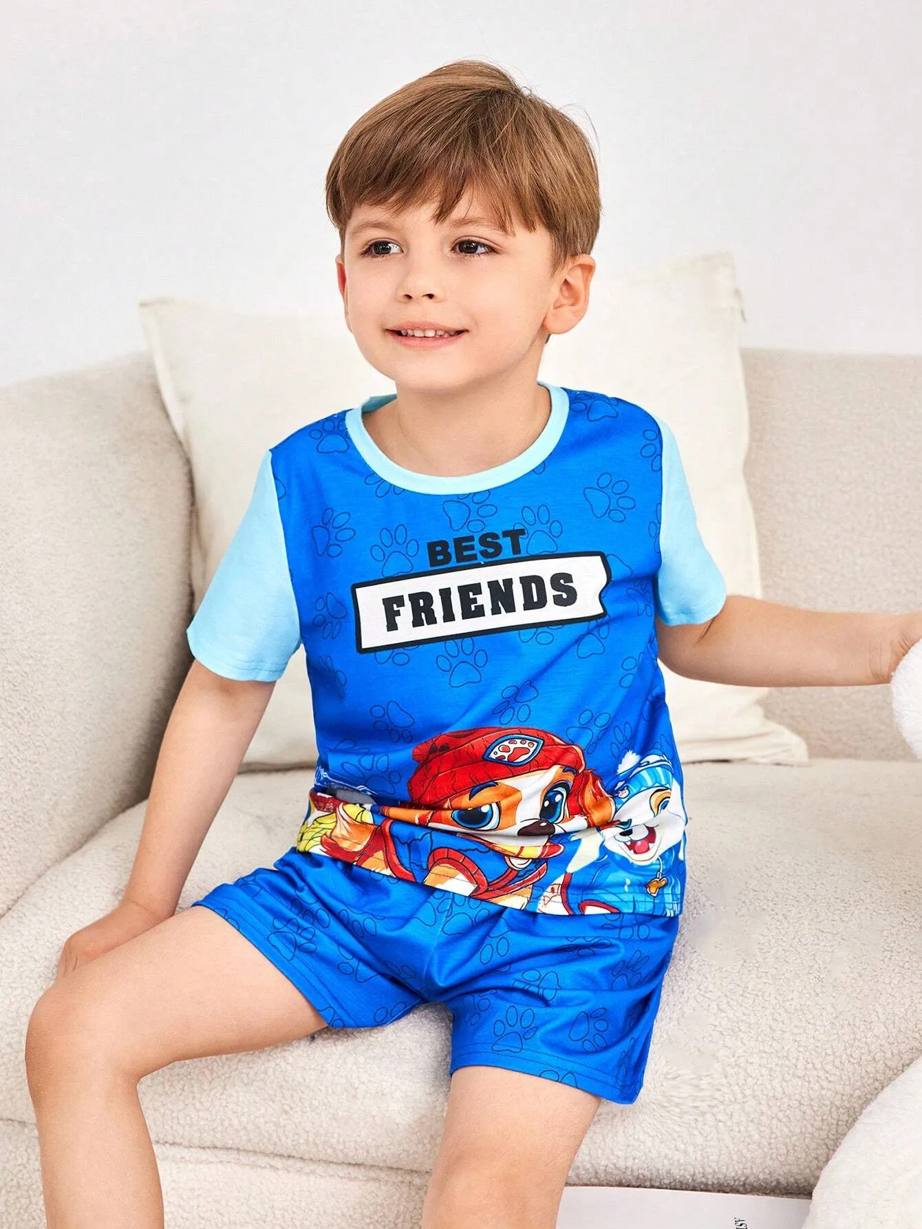 14049 1a-044 Conjunto de pijama para niño 2 Pzas