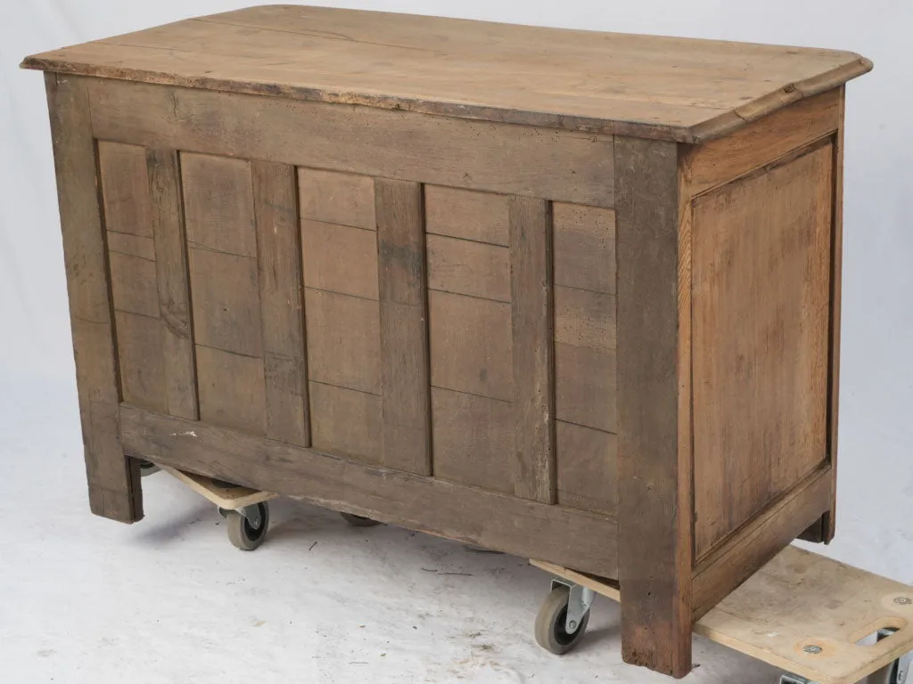 18th-Century French Walnut Commode with Exquisite Bronze Ornaments 30¾"