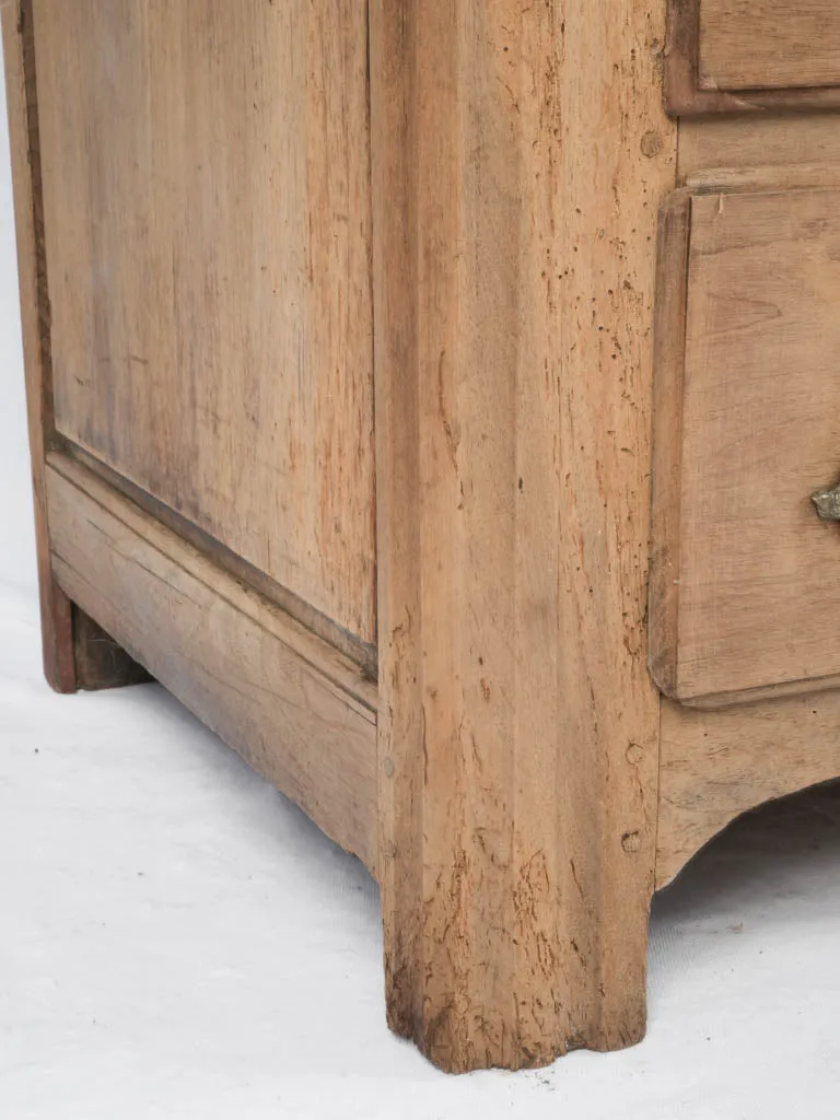 18th-Century French Walnut Commode with Exquisite Bronze Ornaments 30¾"