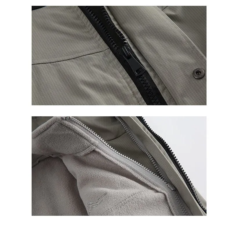 3 In 1 Loose Fit Detachable Utility Jacket