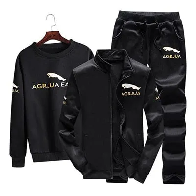 3 Pieces/Set Polyester Fitness Tracksuit
