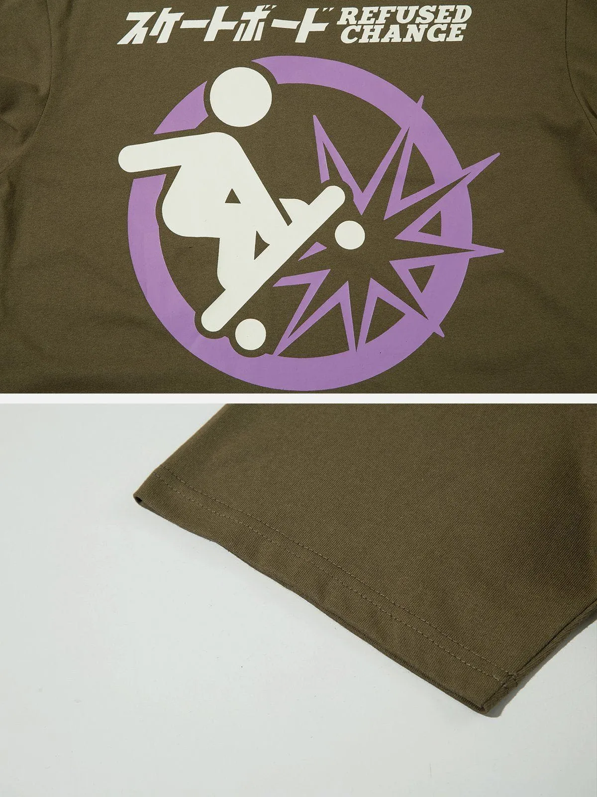 AlanBalen® - Cartoon Skateboarding Tee