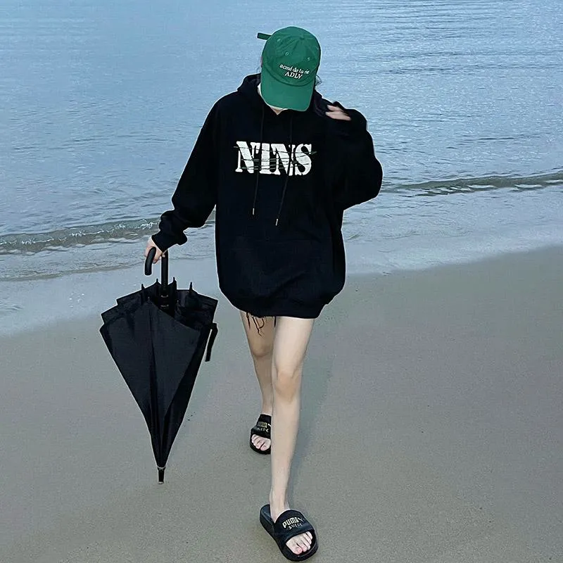 Anti-Pilling Plus Velvet Print Faux Cotton Stripe Double Layer Sweatshirt
