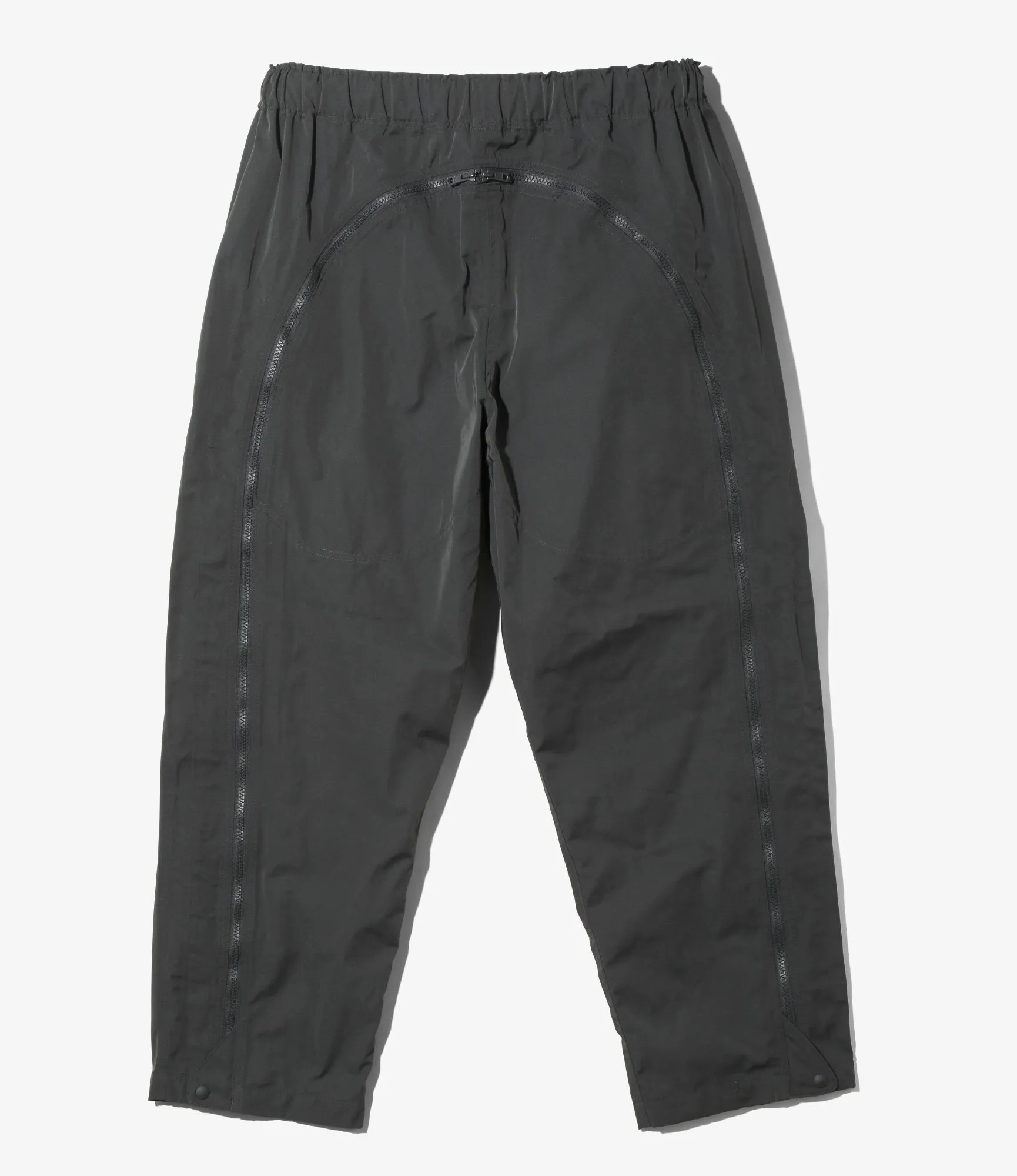 Belted Centre Seam Pant – Charcoal Gabardine