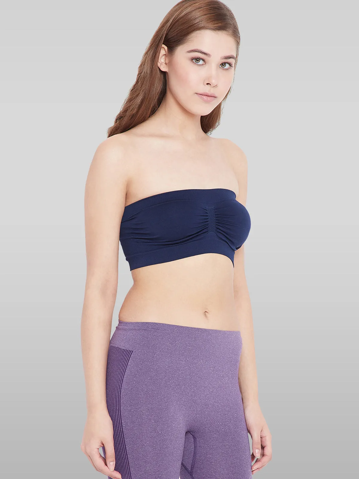 C9 Airwear Seamless Tube Bra for  Women - White