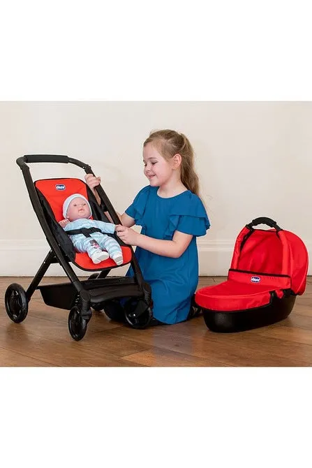 Chicco Junior 3-in-1 Dolls Pram Pushchair *Box Damage*