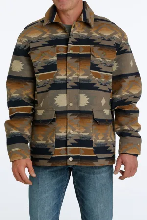 Cinch Multi Brown Aztec Print Frontier Coat for Men