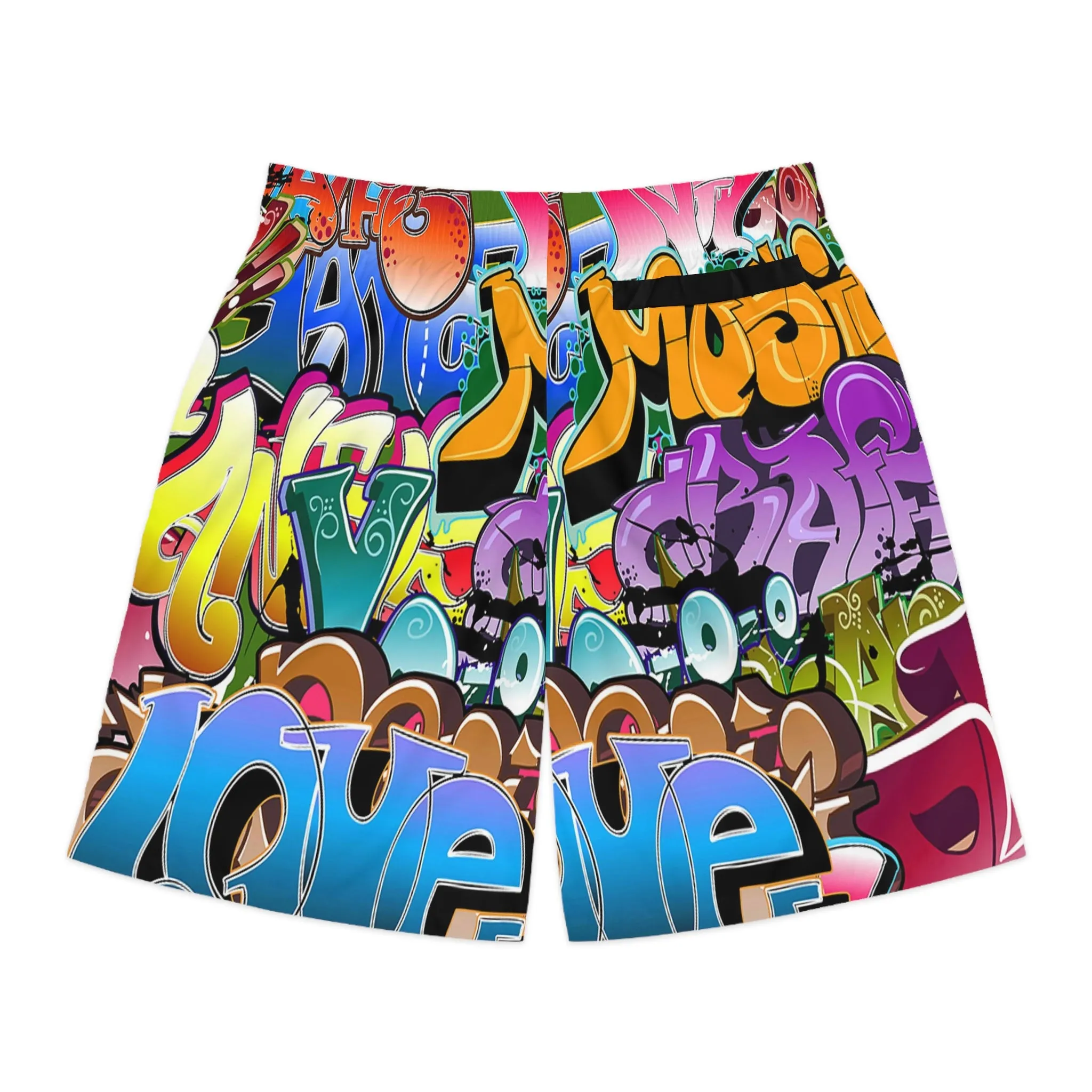 Crowgodshi Men's Graffiti Shorts