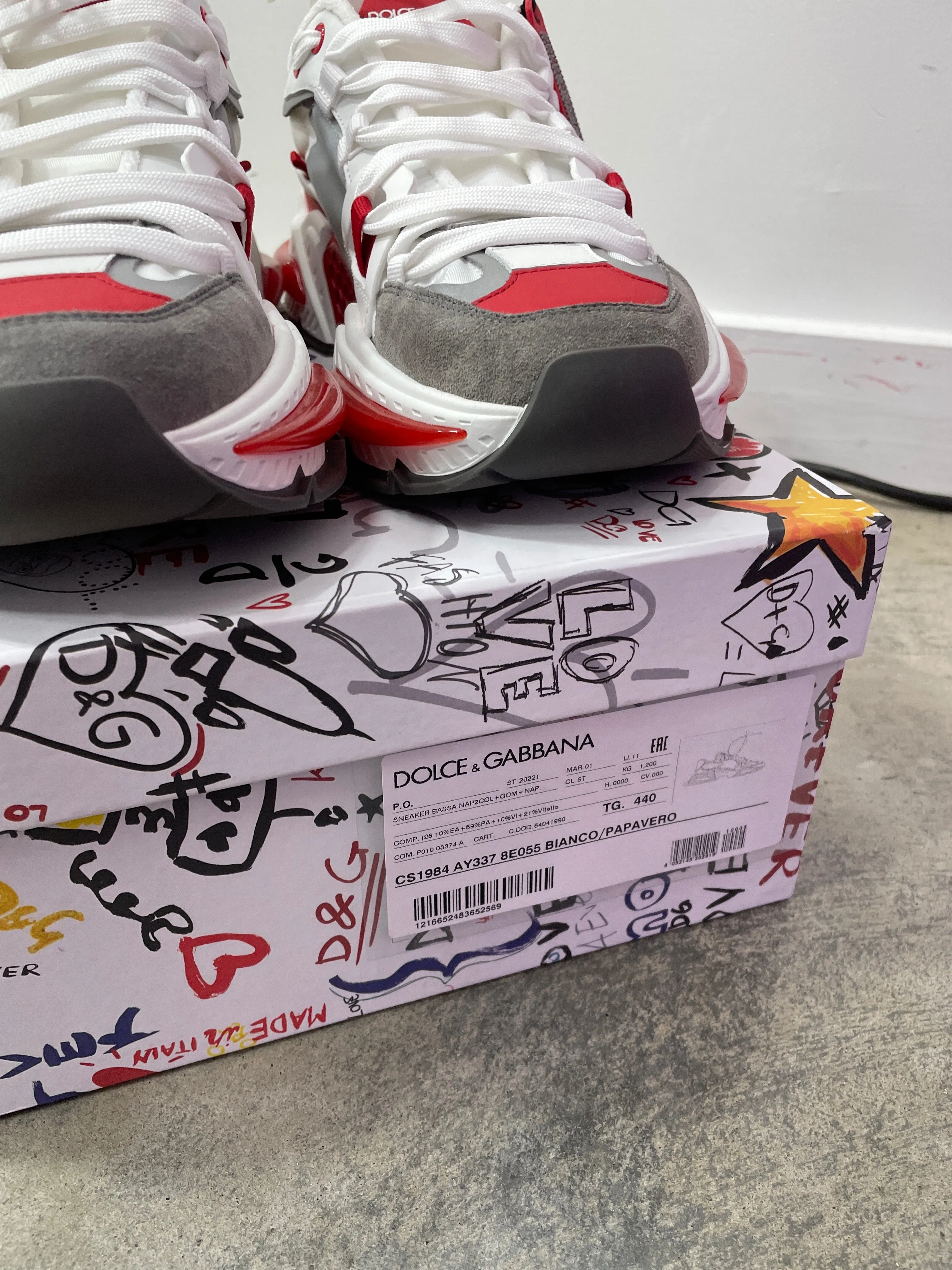 Dolce And Gabanna Airmaster Sneaker Size 44