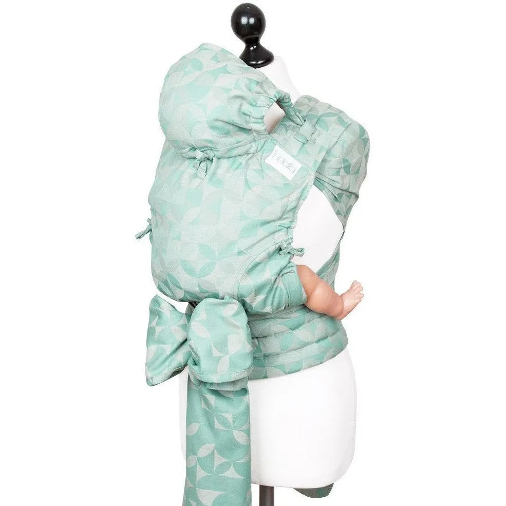 Fidella Fly Tai - MeiTai babycarrier Kaleidoscope Mint (Baby Size - From Birth) Limited Edition