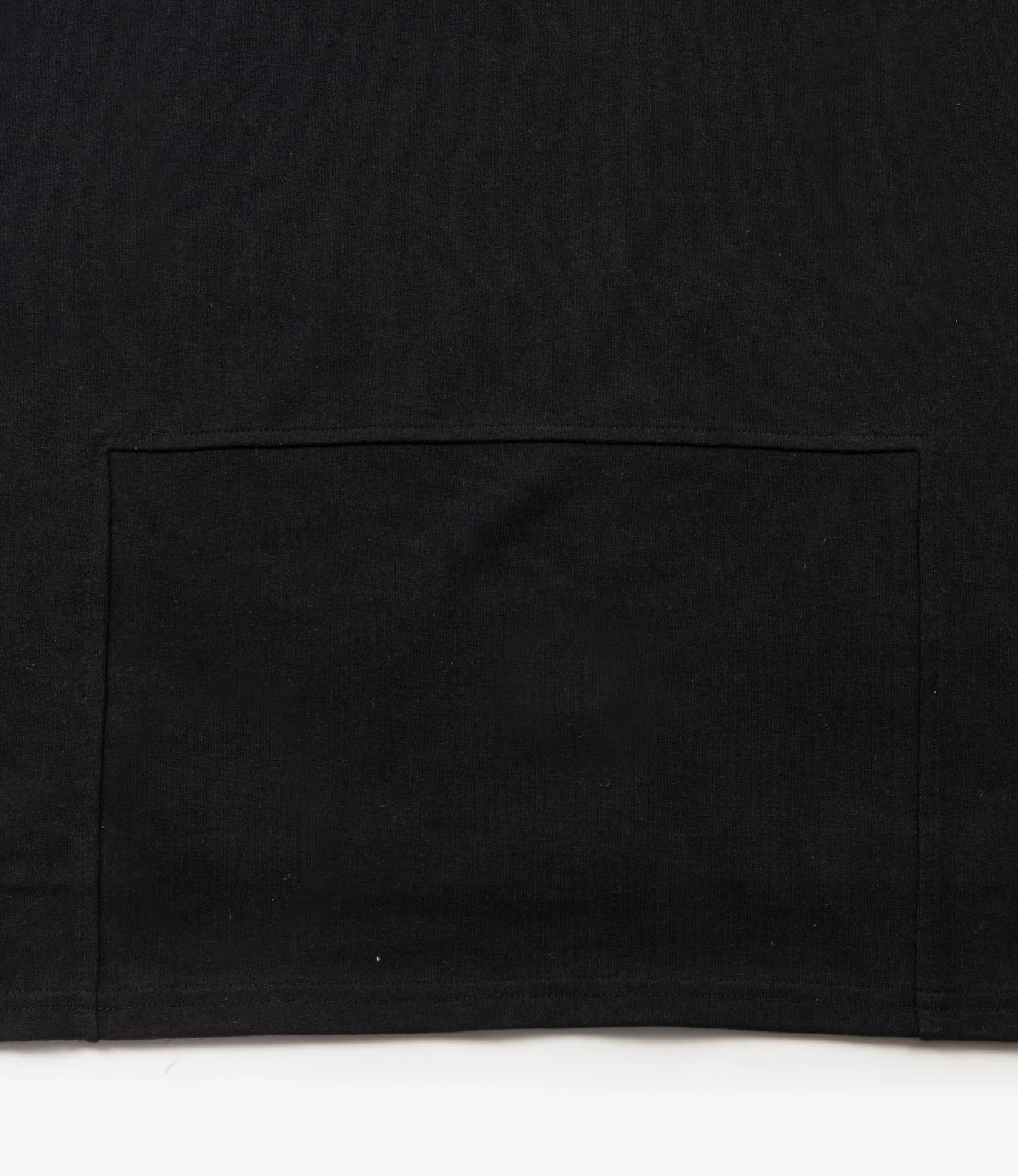 Fisherman Boat Neck Shirt - Bib Neck - Black