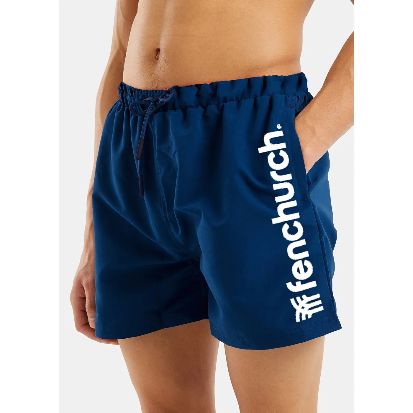 FNCH Navy Swim Shorts