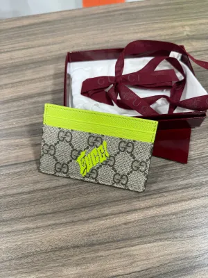 Gucci BI-COLOR GG MONOGRAM CARD CASE