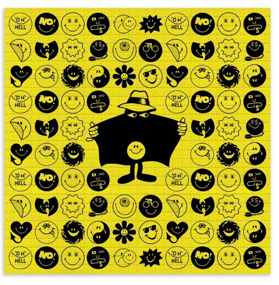 Happy Hits 3 Blotter Paper Archival Print by Rich Browd