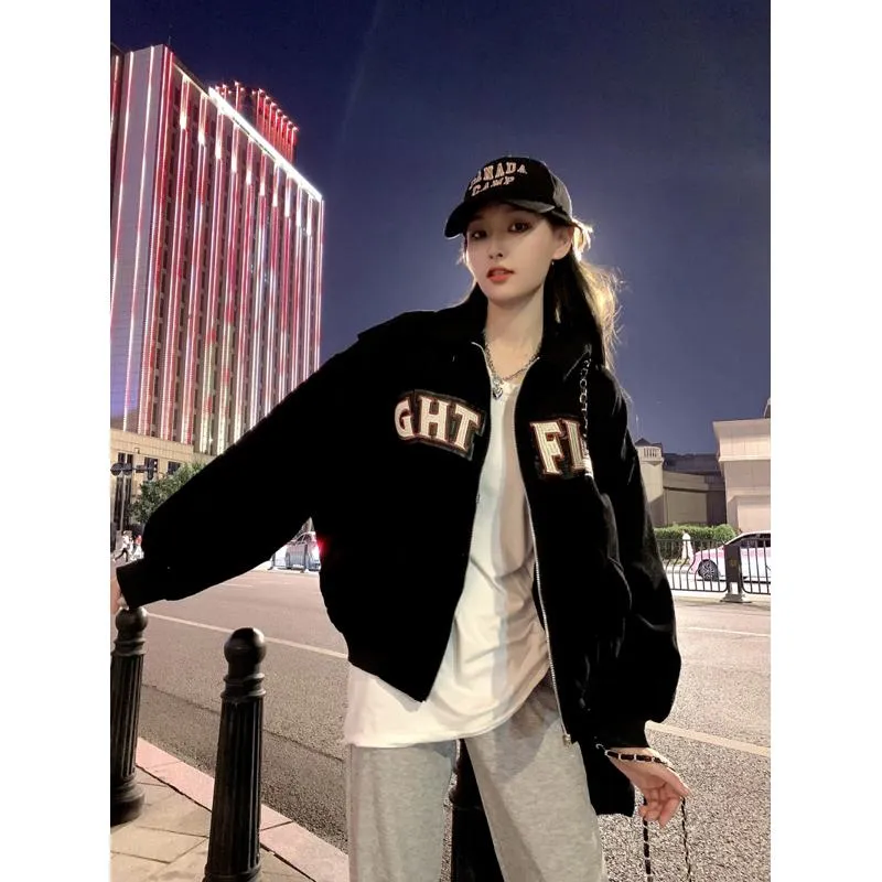 Harajuku Style Retro Corduroy Jacket