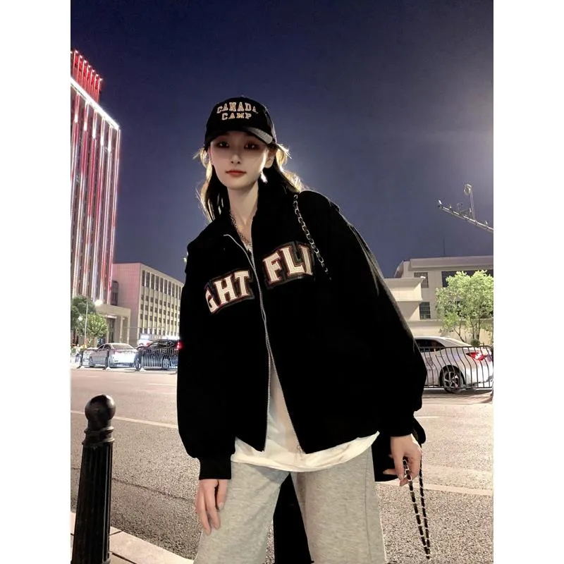 Harajuku Style Retro Corduroy Jacket