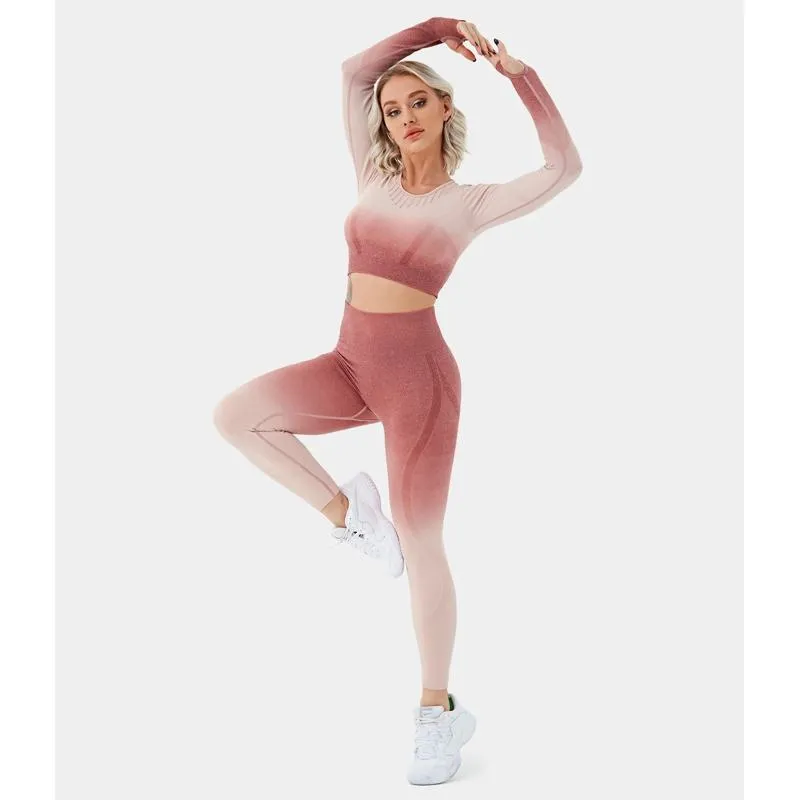 High Elasticity Integrated Sports Tight-Fitting Yoga Fitness Sports Leggings