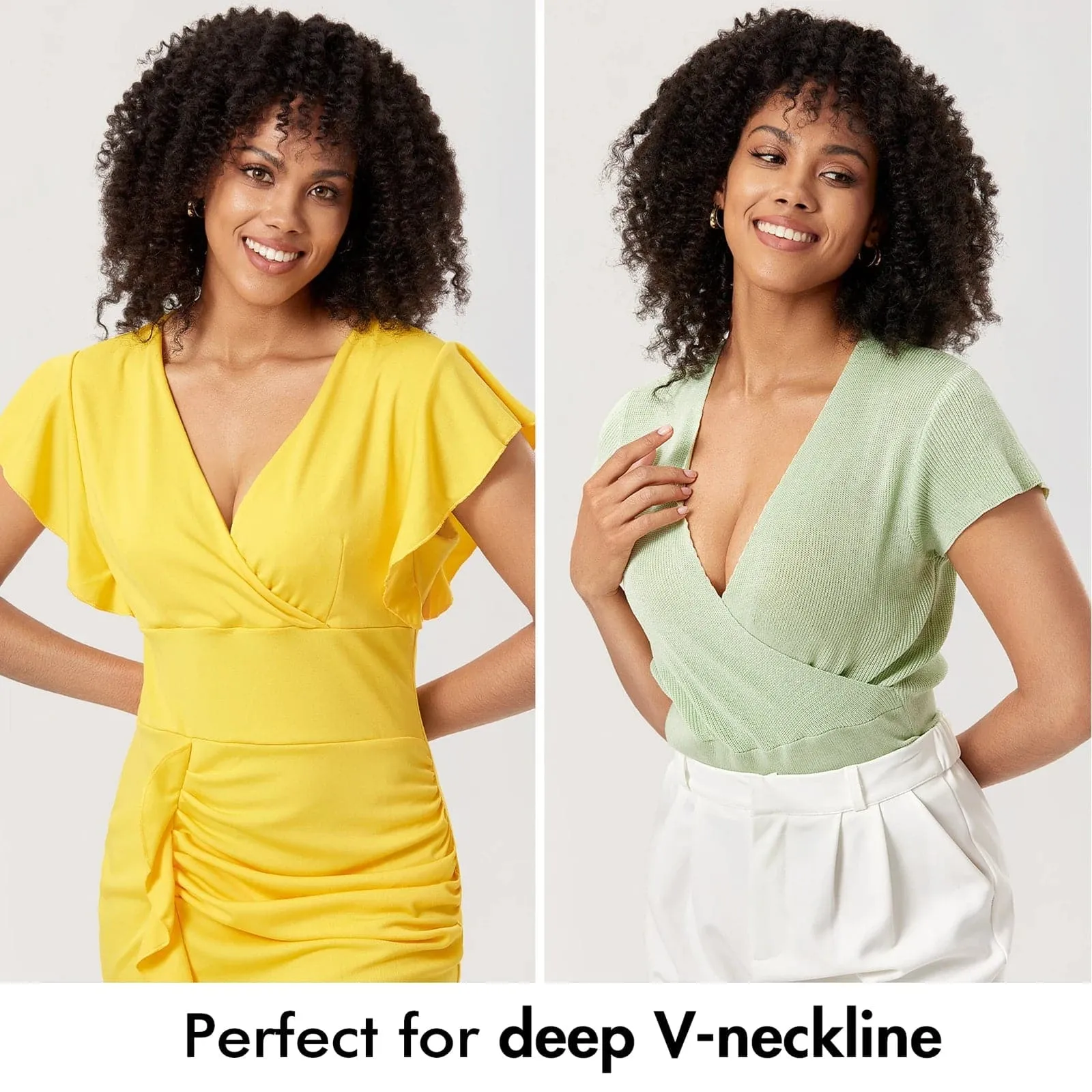 Invisible Strapless Bra with Plunge, Padded, and Push-Up Features