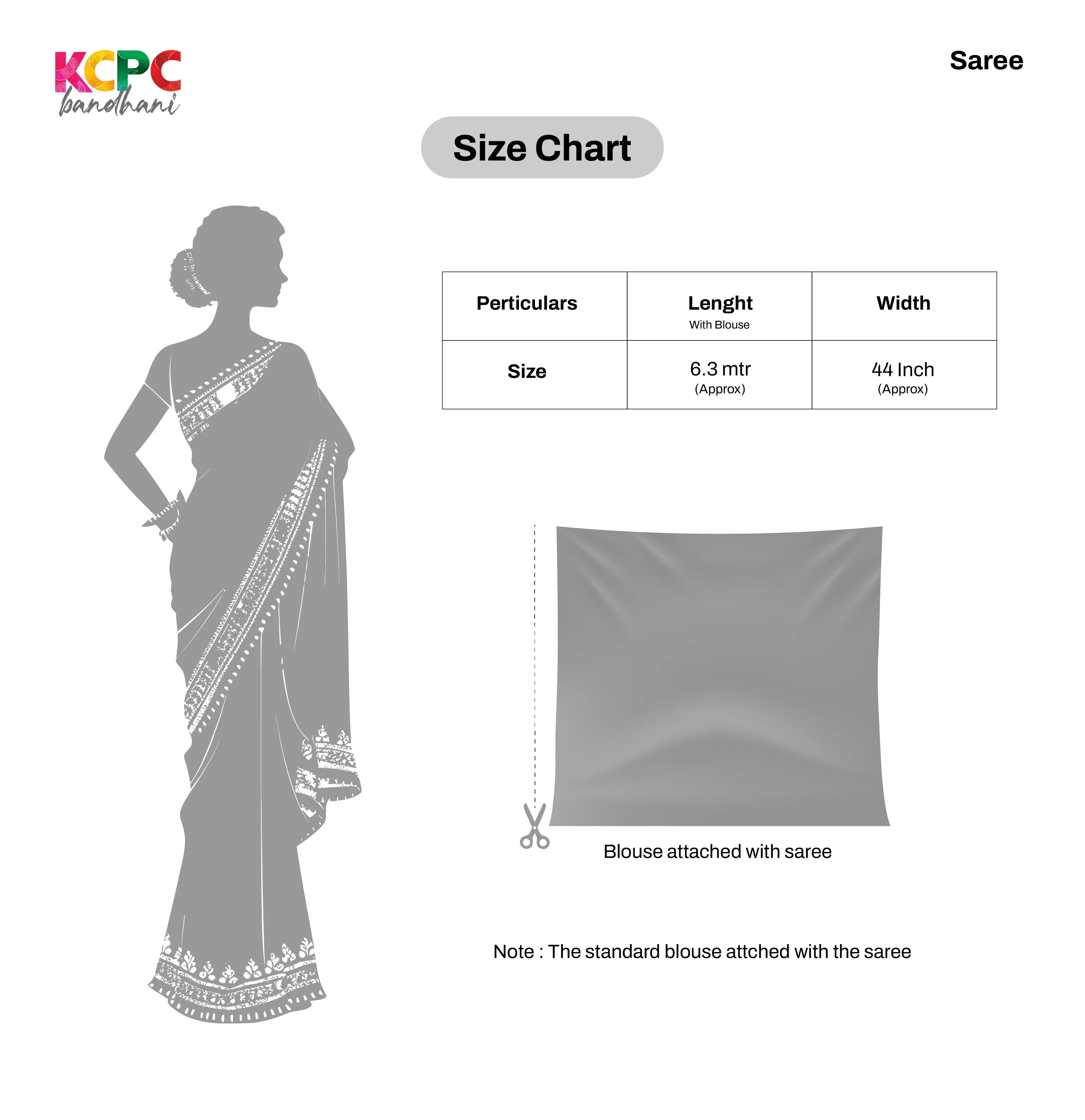 KcPc New Organza kashida Gotapatti Work  Saree With Blouse AMT