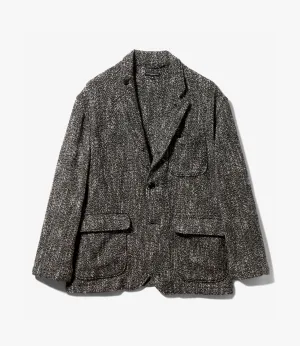 Loiter Jacket – Brown/Black Homespun Wool