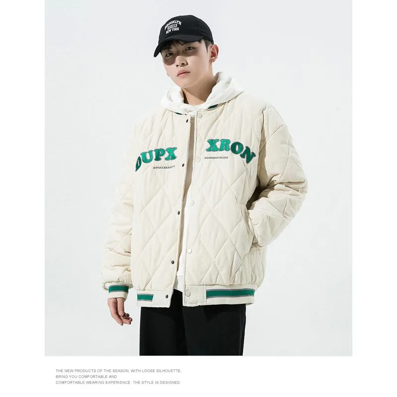 Loose Fit Woolen Versatile Varsity Jacket
