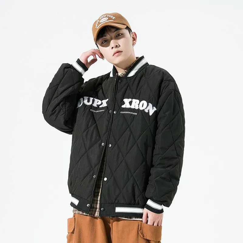 Loose Fit Woolen Versatile Varsity Jacket