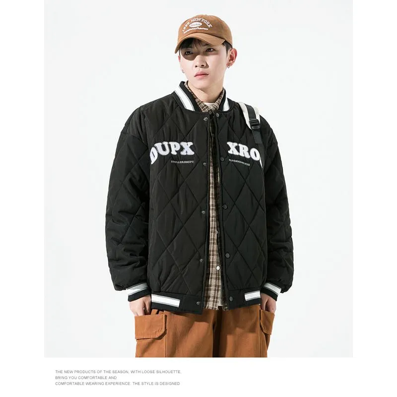 Loose Fit Woolen Versatile Varsity Jacket