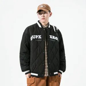 Loose Fit Woolen Versatile Varsity Jacket