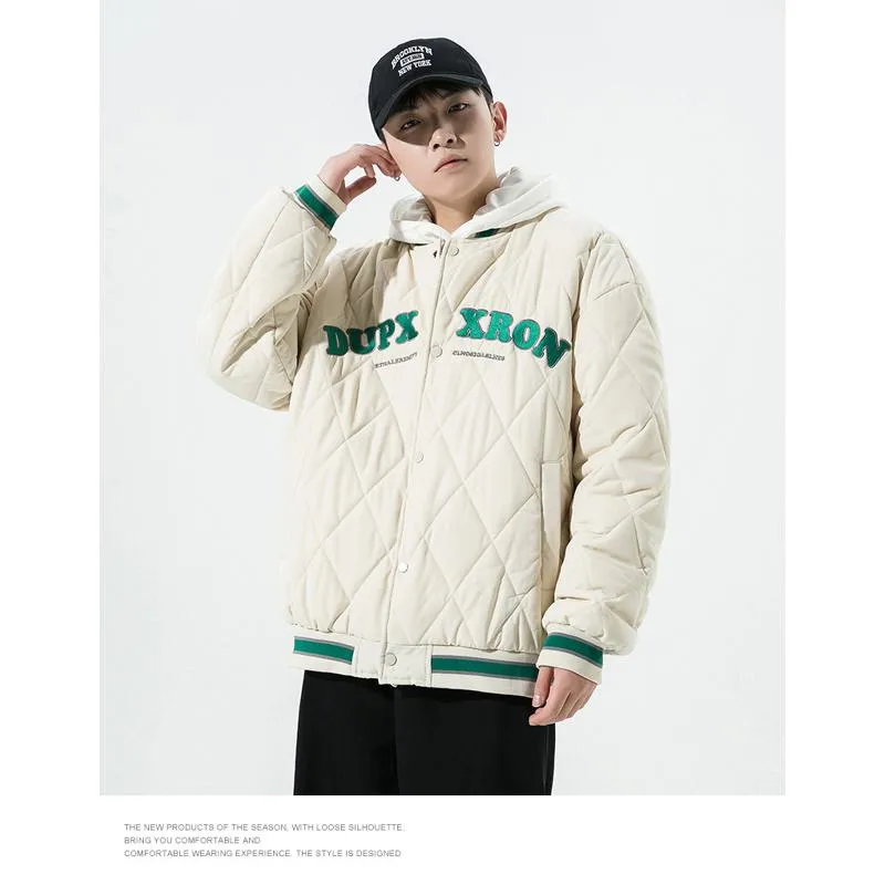 Loose Fit Woolen Versatile Varsity Jacket