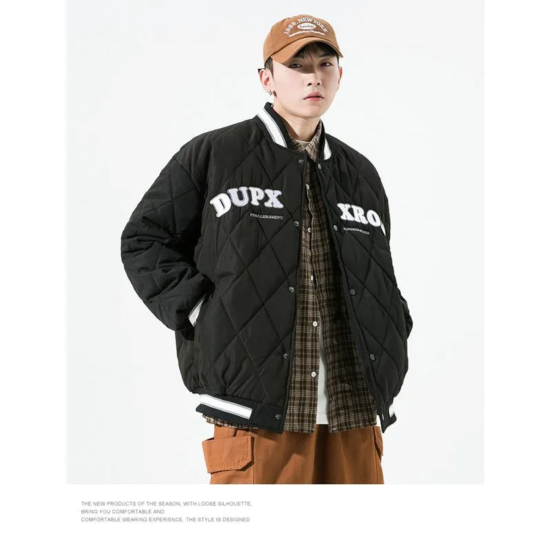Loose Fit Woolen Versatile Varsity Jacket