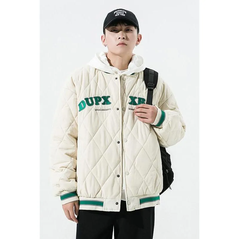 Loose Fit Woolen Versatile Varsity Jacket