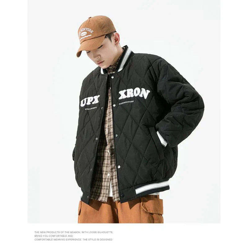 Loose Fit Woolen Versatile Varsity Jacket