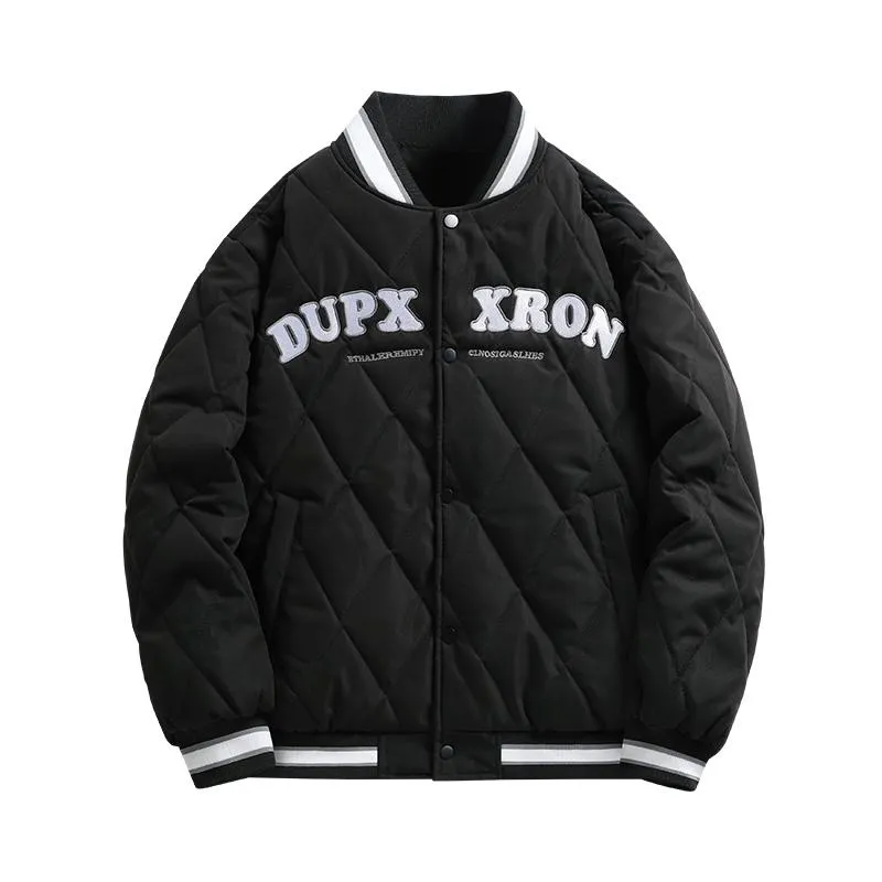 Loose Fit Woolen Versatile Varsity Jacket