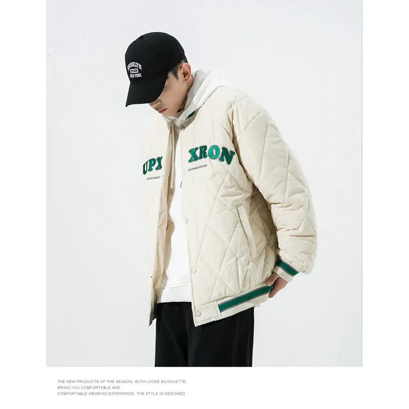 Loose Fit Woolen Versatile Varsity Jacket