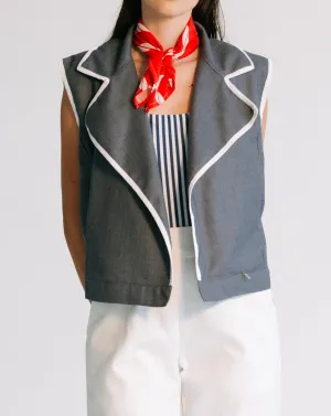 Malia Vest - Gray