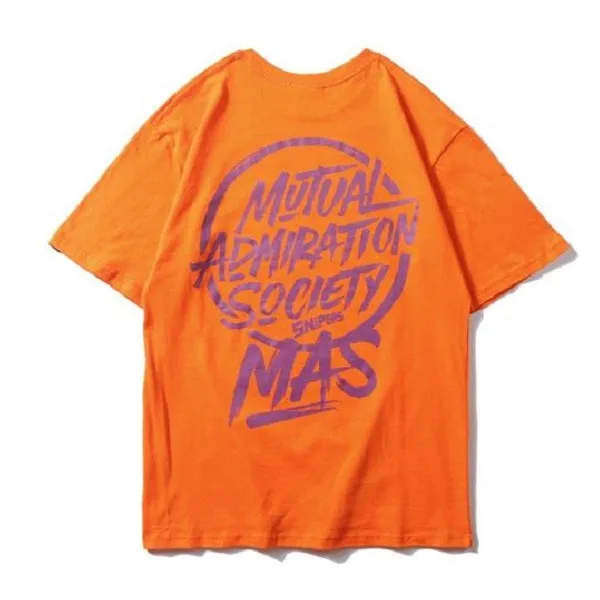 Mutual Admiration Printed Hip Hop Streetwear Loose Tees