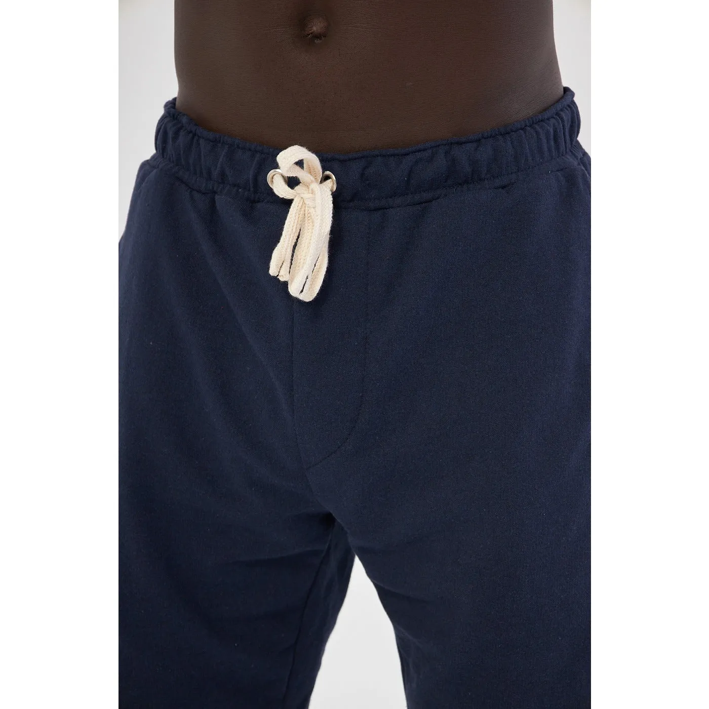 Navy 3/4 Relaxed Fit Shorts