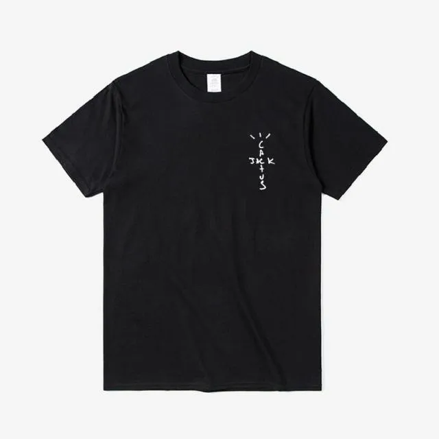 New Travis Scott Cactus Jack Wish You Were Here Tour T-Shirt Hip Hop T Shirts Quality Cotton Short Sleeves Men Wome
