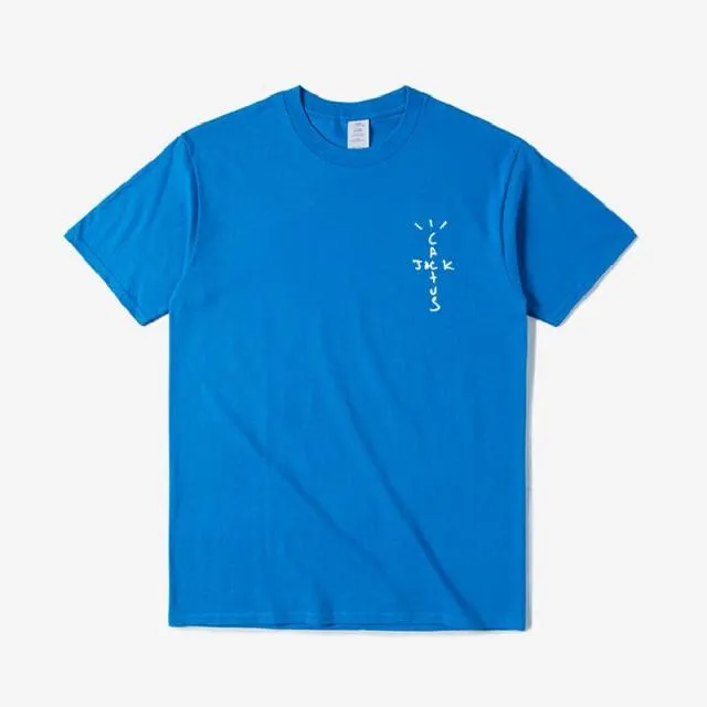 New Travis Scott Cactus Jack Wish You Were Here Tour T-Shirt Hip Hop T Shirts Quality Cotton Short Sleeves Men Wome