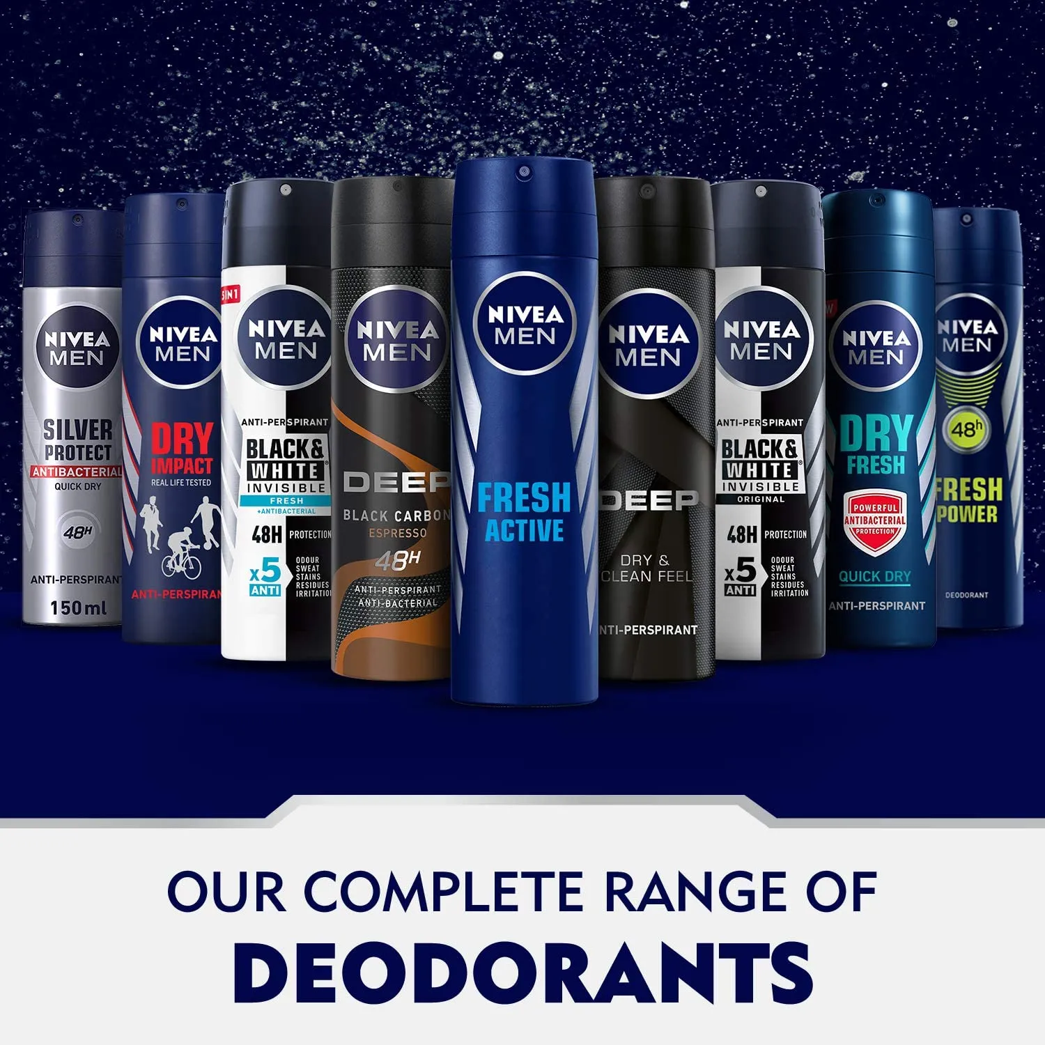Nivea Men Black and White Invisible Original Antiperspirant for Men Spray