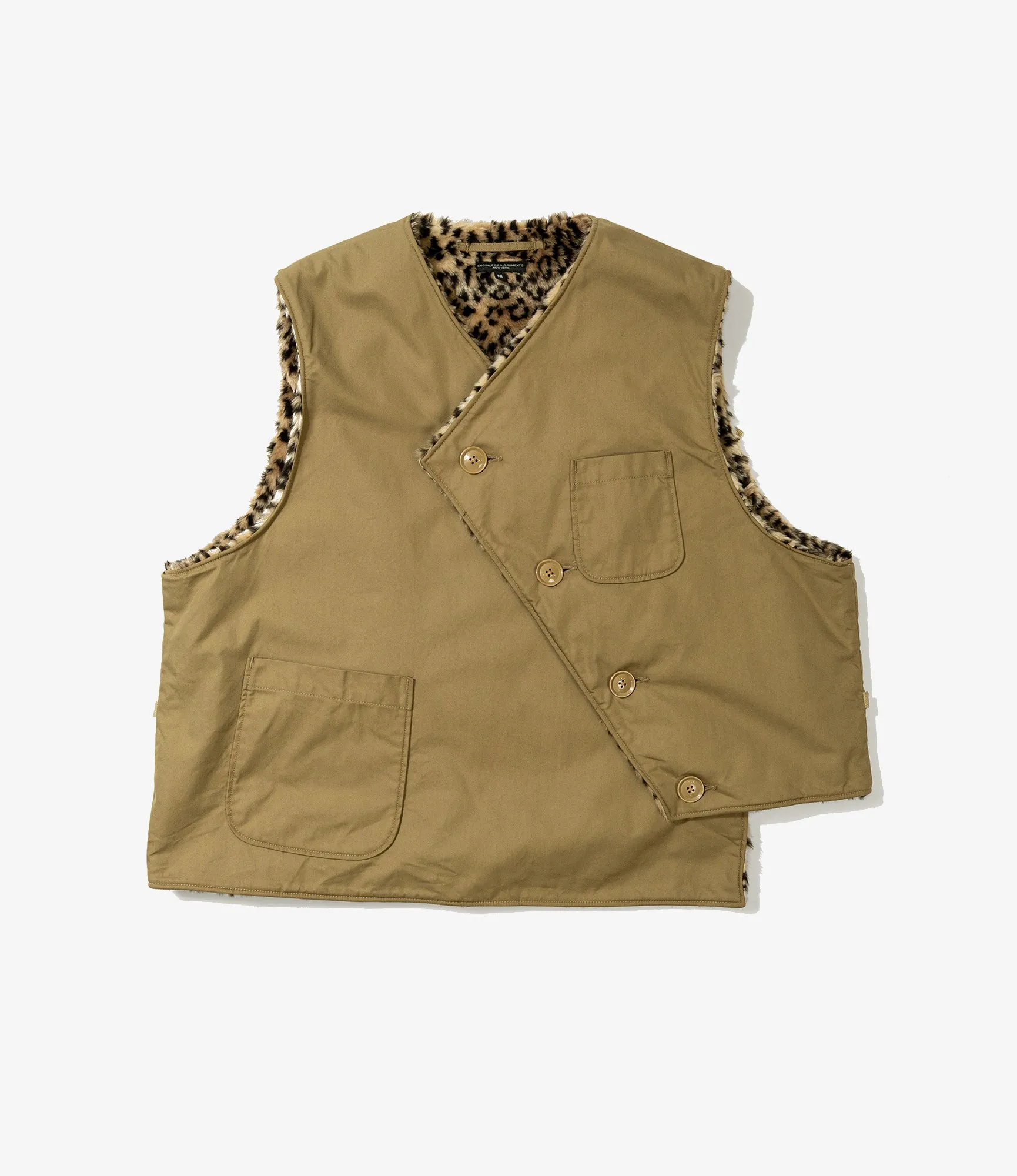 Over Vest – Khaki Nyco Twill