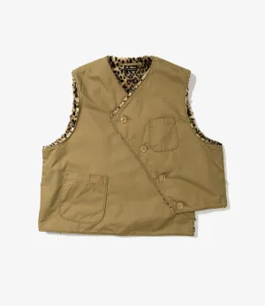Over Vest – Khaki Nyco Twill