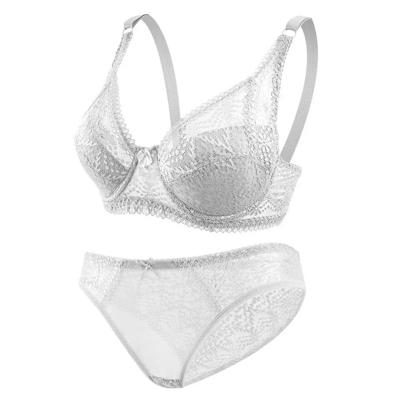 Queenral Lace Bra Plus Size Bra Women Underwear Bralette Crop Top Sexy Female Bra Large BH Tube Top Female Push Up Brassiere Laced Bra