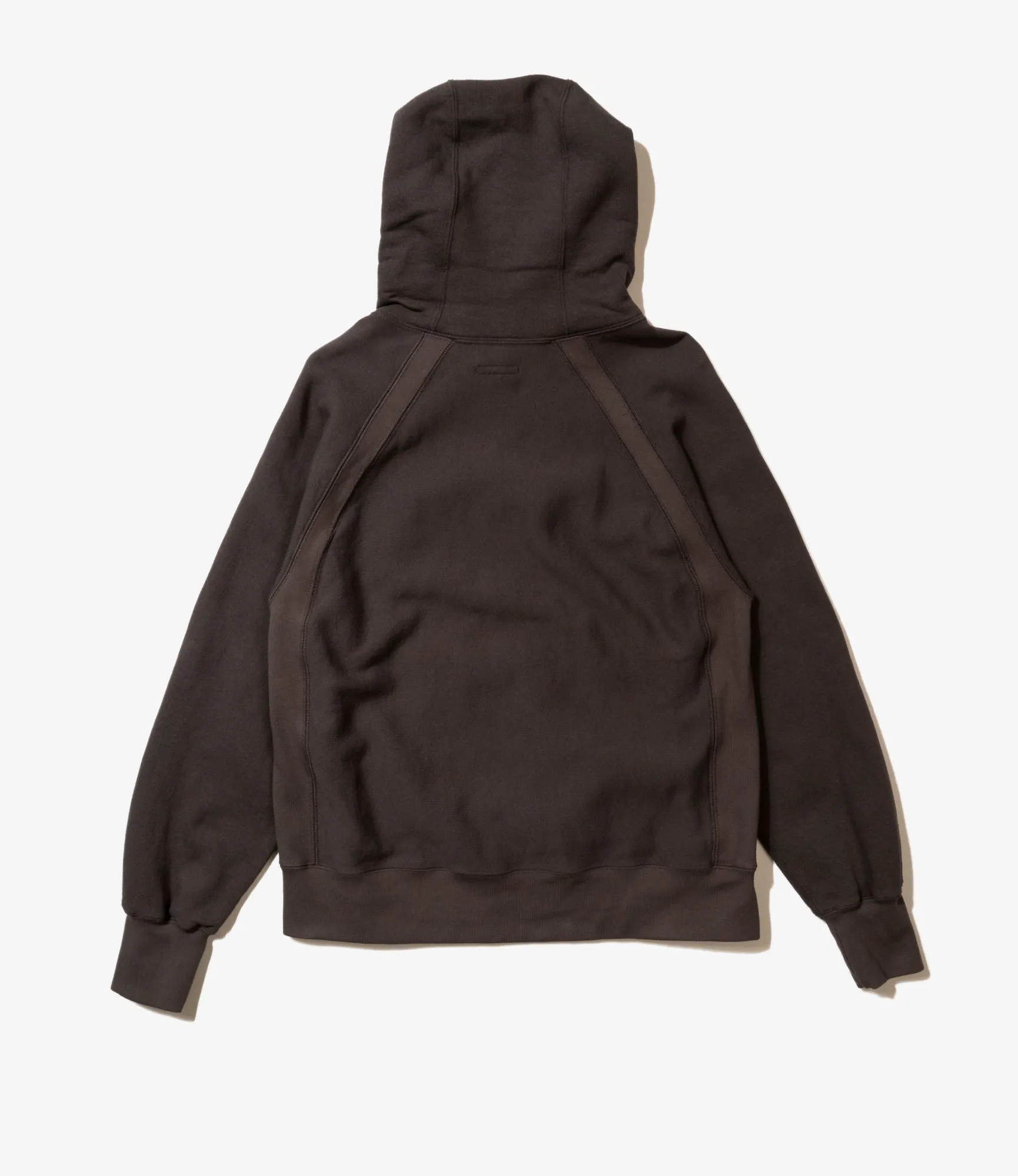 Raglan Hoodie – Graphite 12oz Cotton Fleece