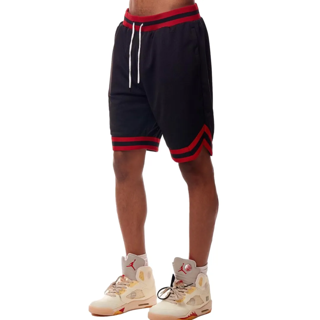 REBEL MINDS MESH SHORTS -BLACK