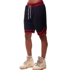 REBEL MINDS MESH SHORTS -BLACK