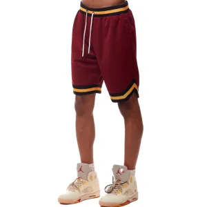 REBEL MINDS MESH SHORTS -BURGUNDY