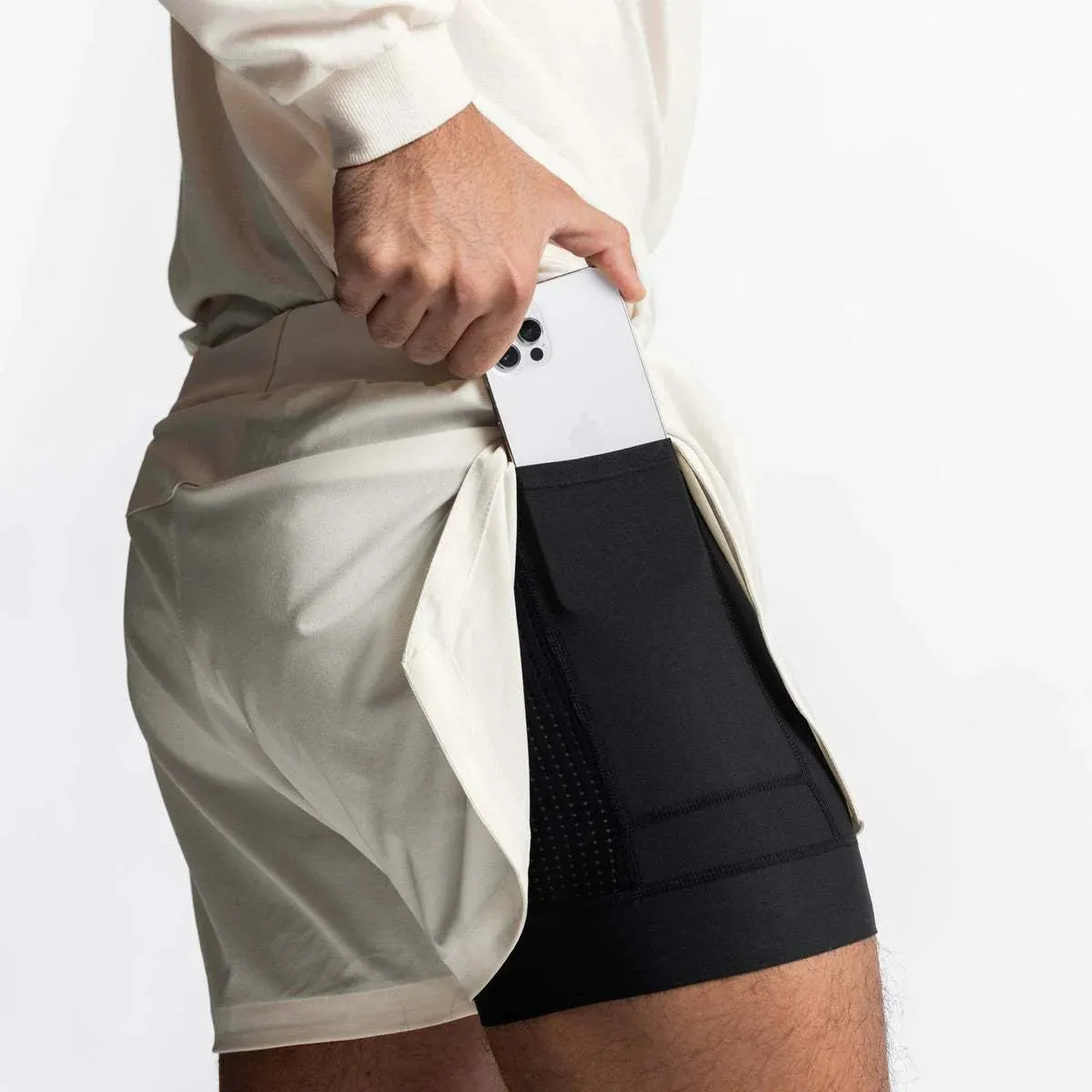Short de course pour hommes
