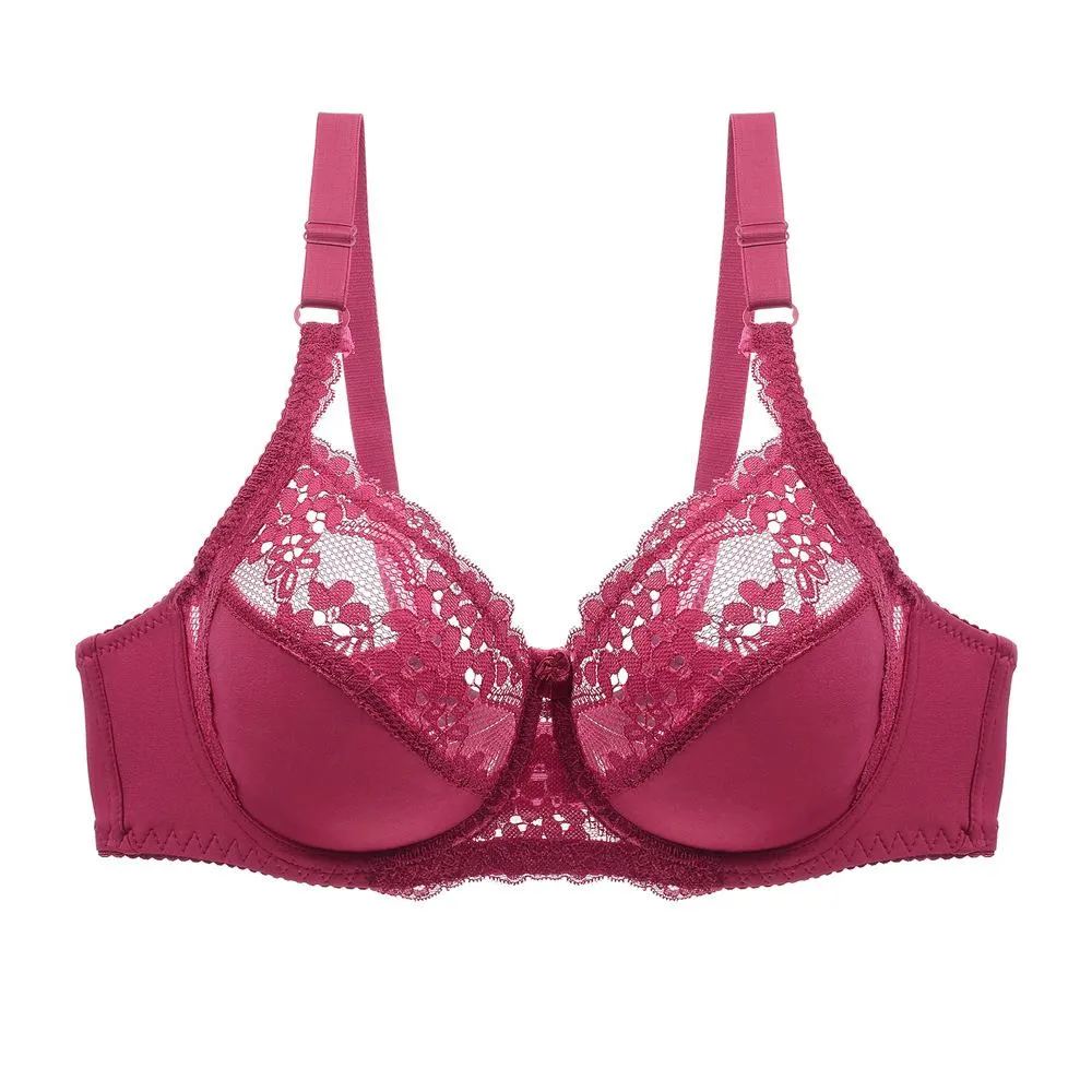 Thin Plus Size Bralette Lace Bras for Women Underwear Lingerie Sexy Bra Big Plus Size