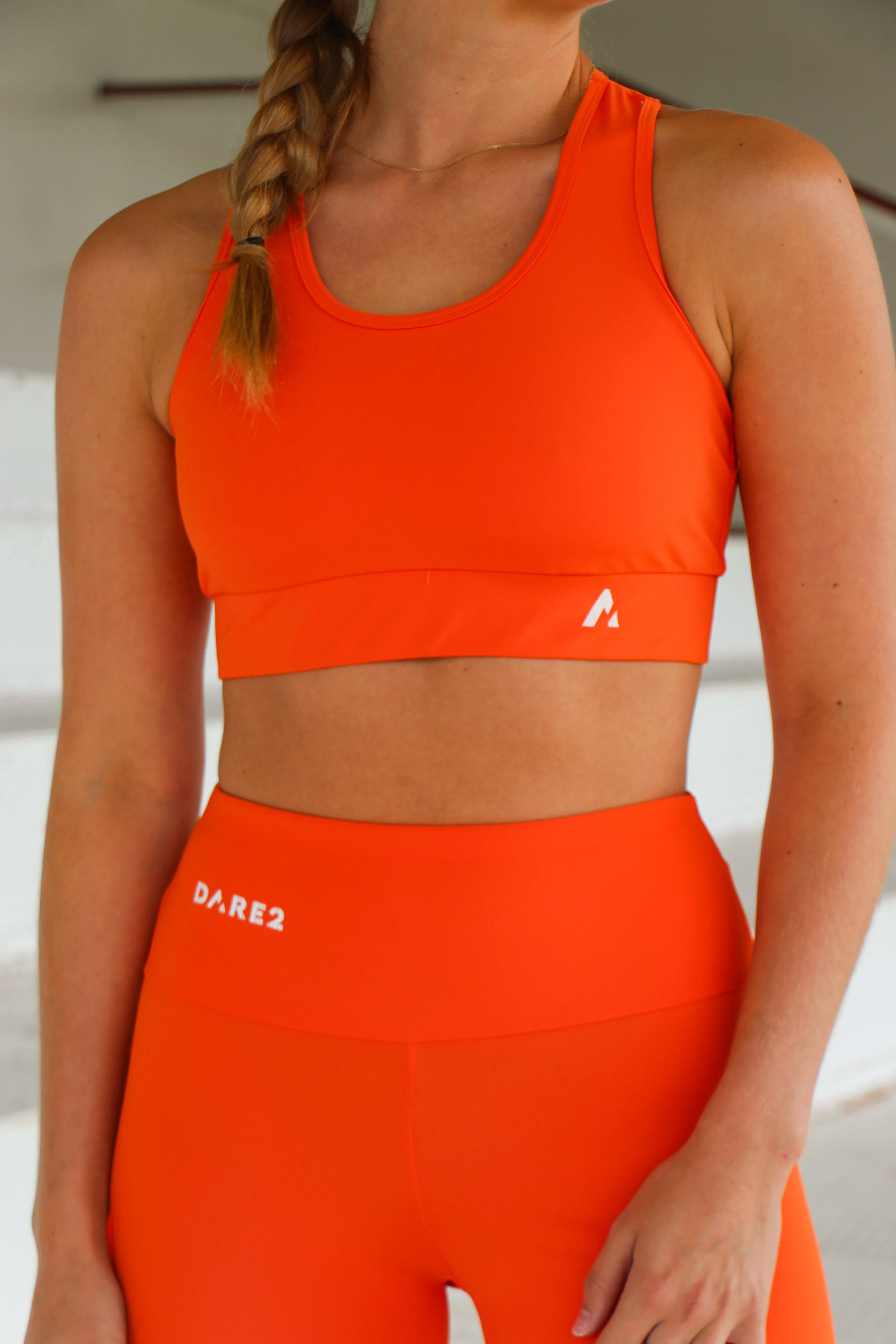 Tiger Orange Sports Bra